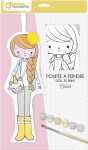 Puppe zum Bemalen, Chloé 3609510530419