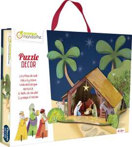 Puzzle Szene, Weihnachtskrippe