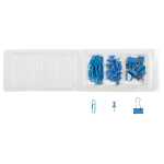 Set 58Büroklammern Iderama hellblau