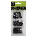 Kit 58 Klammern und Nadeln Iderama schwa