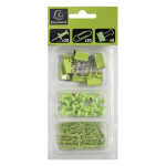 Kit 58 Klammern/ Nadeln Iderama Anisgrün