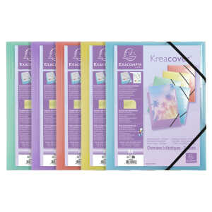 Exacompta Sammelmappe A4 PP KC PASTELL sort