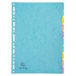 Exacompta Register A4 10tlg Manila 400g AQUAREL