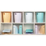 ECOBIN Papkorb Aquarel pastell-grün