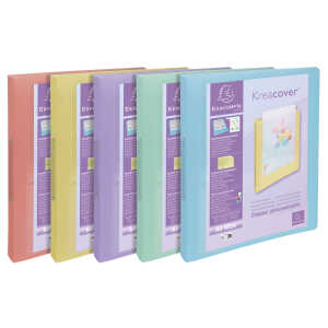 Ringbuch KREACOV PASTELL A4 2R 30mm sort