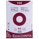 Karteikarten A4 dots 100St/Pkg weiß