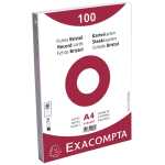 Karteikarten A4 dots 100St/Pkg weiß