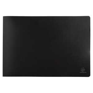 Exacompta Sichtmappe PP A3 20 Hüllen OPAK schwarz