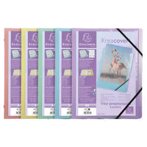 Ordnungsmappe 8tlg 3K KREACO PASTEL sort