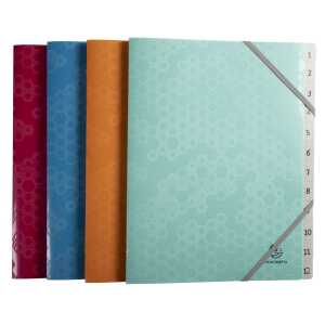 Ordnungsmappe 12Fächer PP Maïa sort