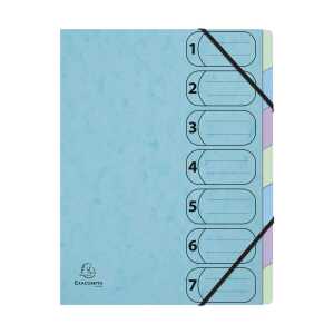 Ordnungsmappe A4 7Fächer Aquarel st