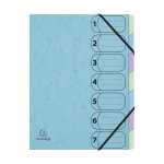 Ordnungsmappe A4 7Fächer Aquarel st