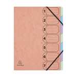 Ordnungsmappe A4 7Fächer Aquarel st