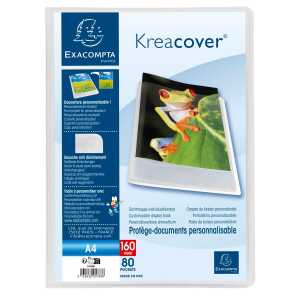 Sichtmappe Kreacover A4 80 Hülle ws