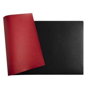 Unterlage PU 35x60cm schwarz/rot