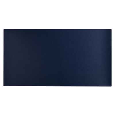 Exacompta Exacompta - 29124E - 1 Schreibtischunterlage Home Office - aus Kunstleder Polyurethan zweifarbig - weich und robust - Format 35 x 60 cm - Farbe: Marineblau / Himmelblau - gerollt