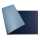 Schreibtischunterlage Home Office 35 x 60 cm Marineblau / Himmelblau