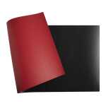 Unterlage PU 40x80cm schwarz/rot
