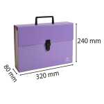 Dokumententasche 18F Aquarel Mauve