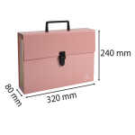 Exacompta Dokumententasche 18F Aquarel Korall