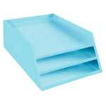 Set 3 Briefablg Kart Aquarel PaBlau