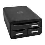 SMALL-BOX MINI 3 Schubladen 347 x 278 x 130 mm - Schwarz...
