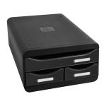 SMALL-BOX MINI 3 Schubladen 347 x 278 x 130 mm - Schwarz...