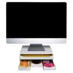 OOLBOX MINI - Box mit 4 Schubladen weiß/arlequin/weiß