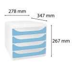 BIG-BOX Chromalin glaskl/türkis tr