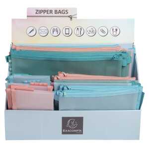 Displ Etui Zip EVA Chrom Pastel st