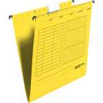 Hängemappe UniReg, 230g/m²-Kraftkarton, seitlich offen, 5er Poly gelb
