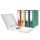 PP-Color-Ordner A4, S80, VEGAN, mit Einsteckschild, farbig sortiert