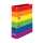 Falken Falken Motivordner Harlekin A4 8cm breit Regenbogenfarben
