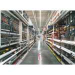 Exacompta Klebeschild Boden Pfeil rot/weiß 30x10