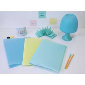 Sichtmap A4 40 Hüllen Chrom Pastel Blau