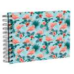 Spiralalbum 50S weiss 23x16 Flamingo