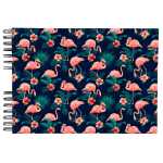Spiralalbum 50s weis 32x22 Flamingo