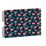 Spiralalbum 50S weiss 32x22 Flamingo