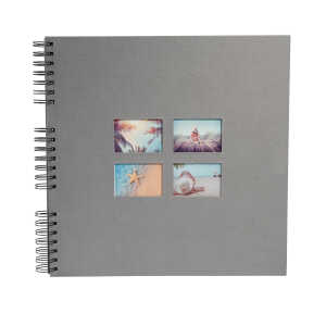Spiralalbum 60S sw 32x32 Milano gr