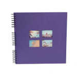 Spiralalbum 60S sw 32x32 Milano vio