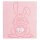 Exacompta Exacompta 16564E Fotoalbum TEDDY RABBIT 300 Fotos 10 x 15 cm 60 weiße Seiten mit Kristallblättern Format 29 x 32 cm Einband aus rosa Strukturpapier Bi-Material-Effekt