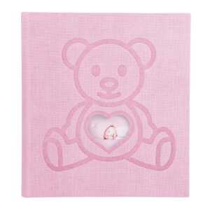 Fotoalbum Teddy Bär rosa 60S 29x32