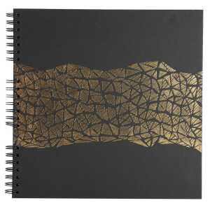 Spiralalbum 60s sw 32x32cm Aramy