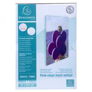 Wandsichttasche Acryl A4 Hoch