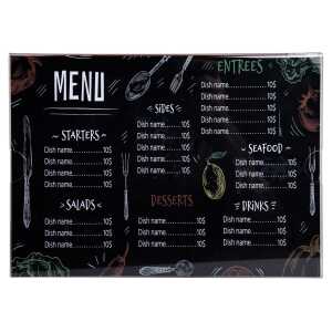 Wandsichttasche Acryl A4 Quer 9002493109711