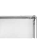 Wandrahmen aus Aluminium - A4-Format Alu/Kristall