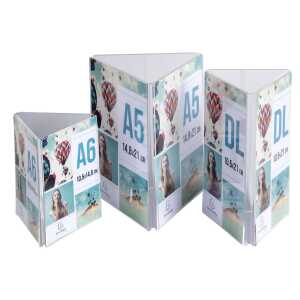 Dreieck Tischaufsteller DL Hoch