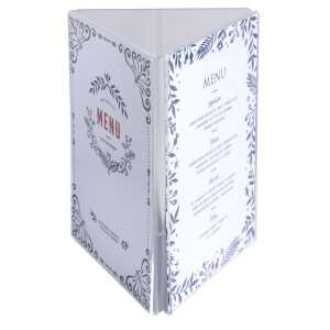 Dreieck Tischaufsteller A5 Hoch