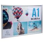 Wandplakatrahmen Aluminium/Acryl A1