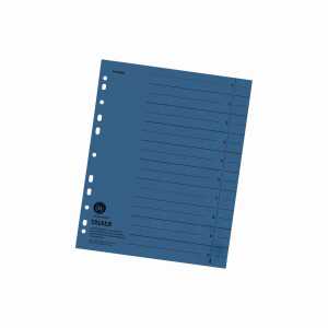 Falken Trennblätter, 24 x 30cm, 230g/m², durchgefärbt, 100er Poly blau